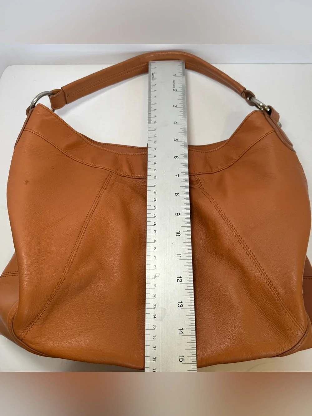 BEAUTIFUL Vintage Coldwater Creek Buttery Soft Leather Hobo Shoulder Bag